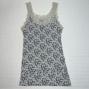 Old Navy Women’s Lace Trim Tank Size M Y2K Babydoll Vintage Fairy 2000s